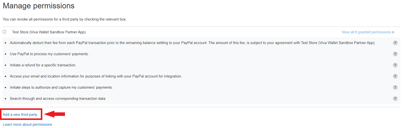 Check PayPal Consents