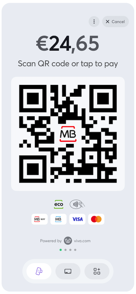MB WAY QR (for POS) - User Journey - 2