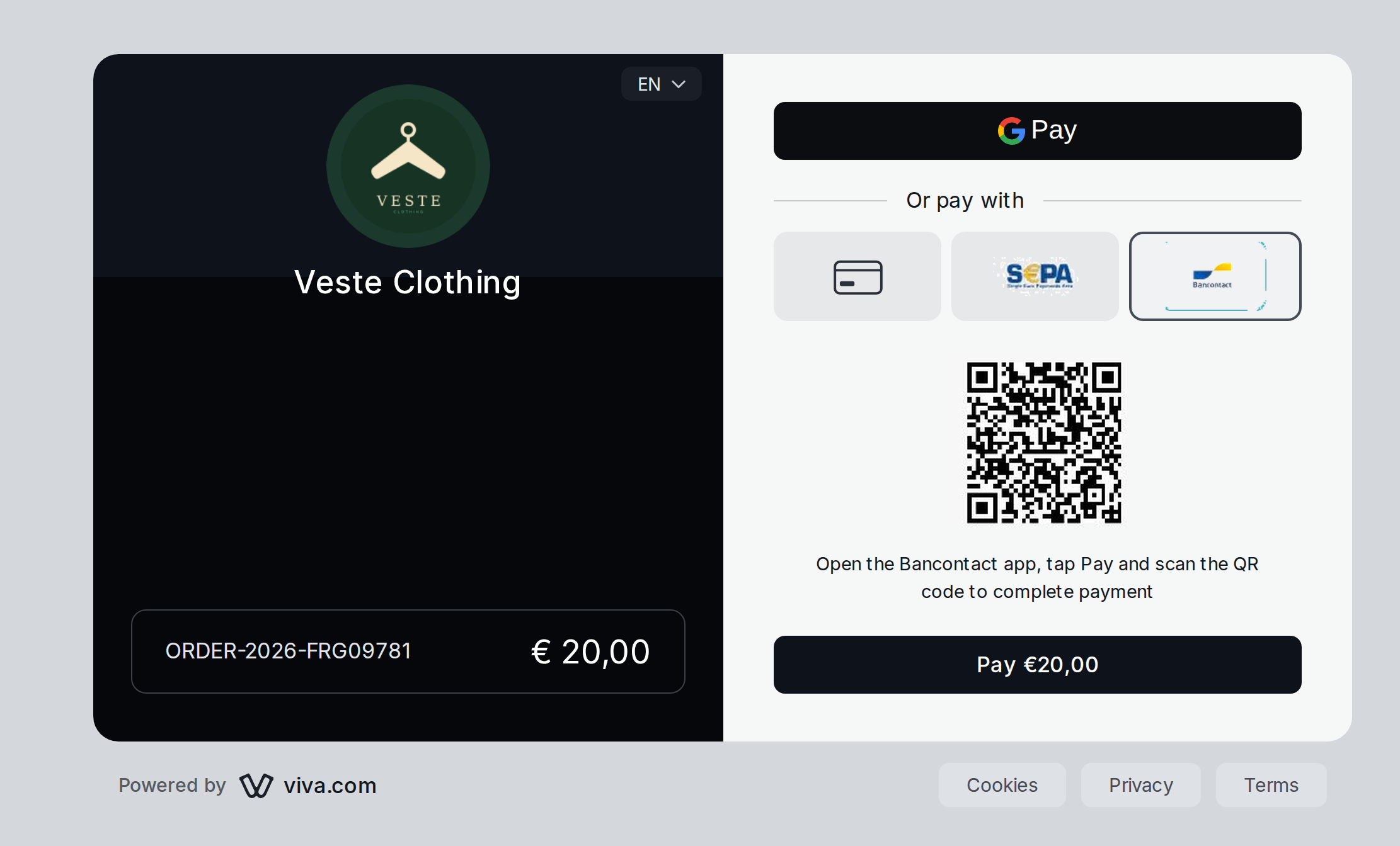 Bancontact QR - User Journey - 1