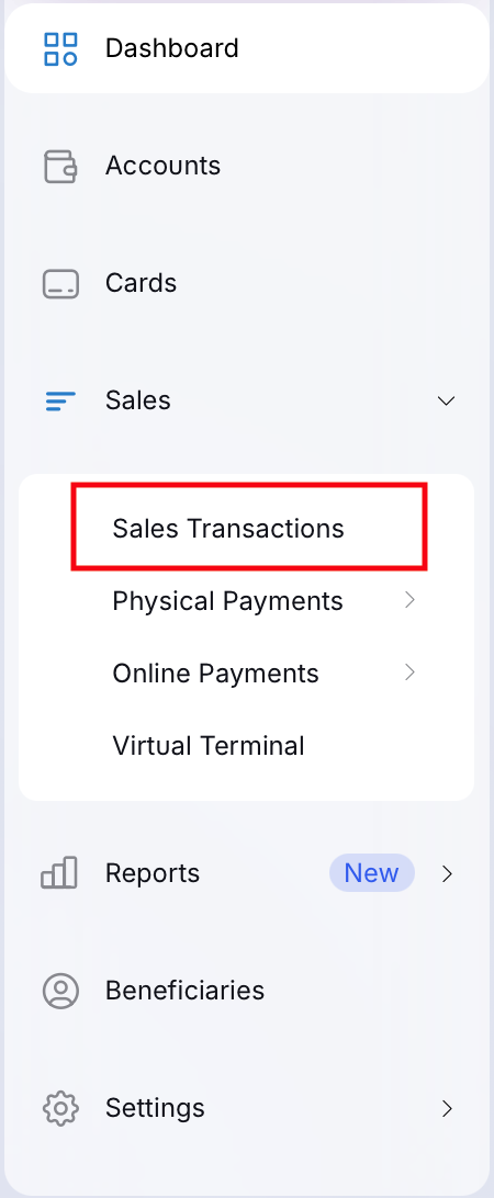 Sales Transactions