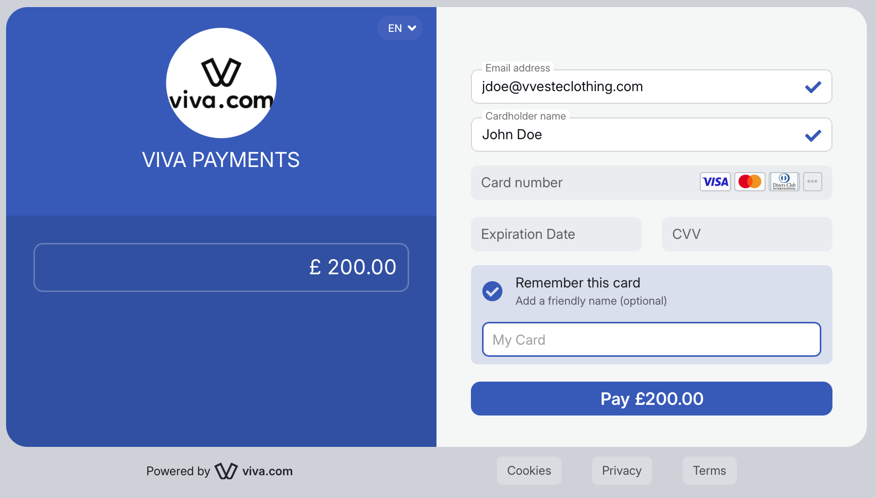 complete payment