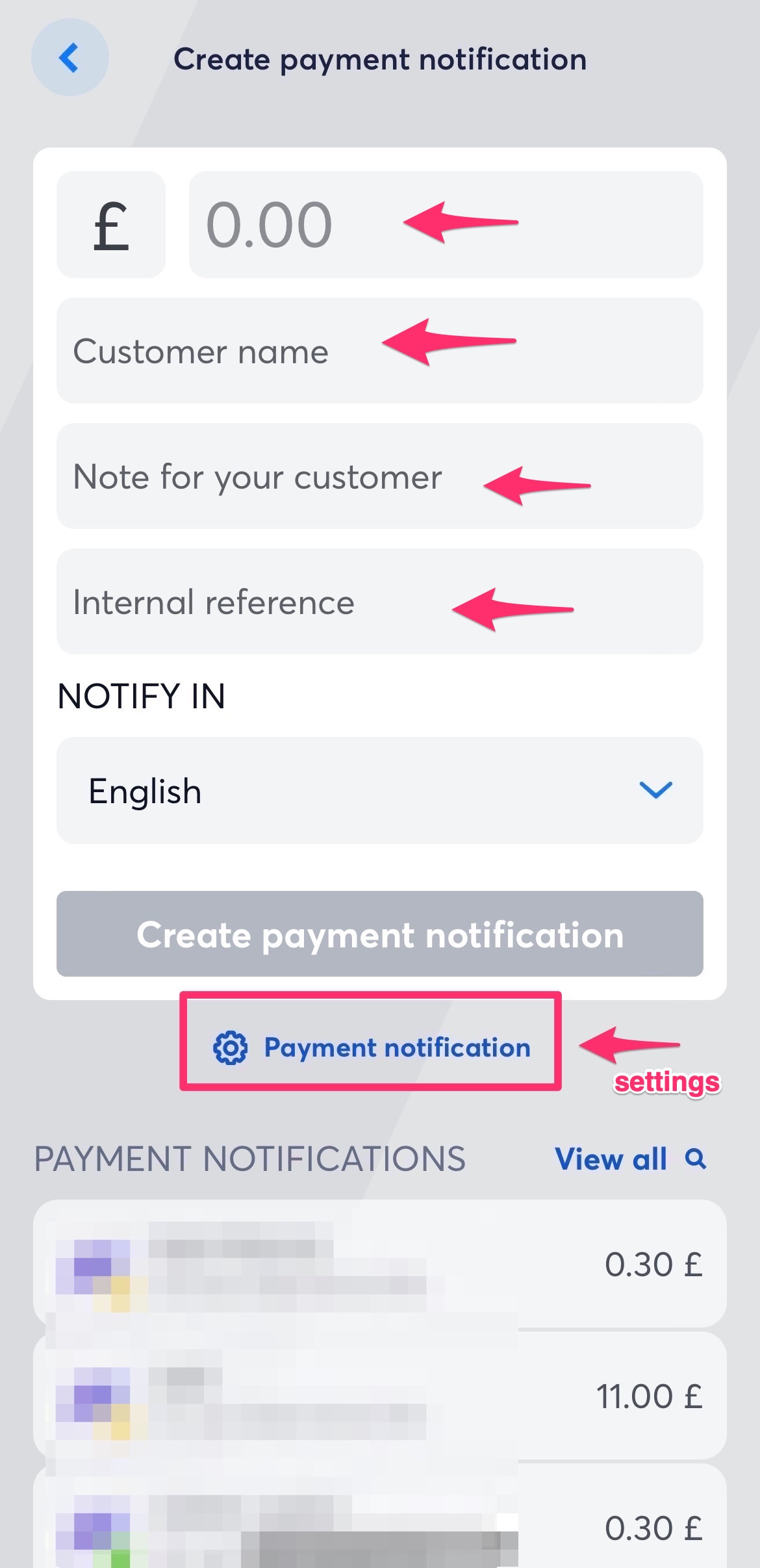 Banking app -  payment-notification-2