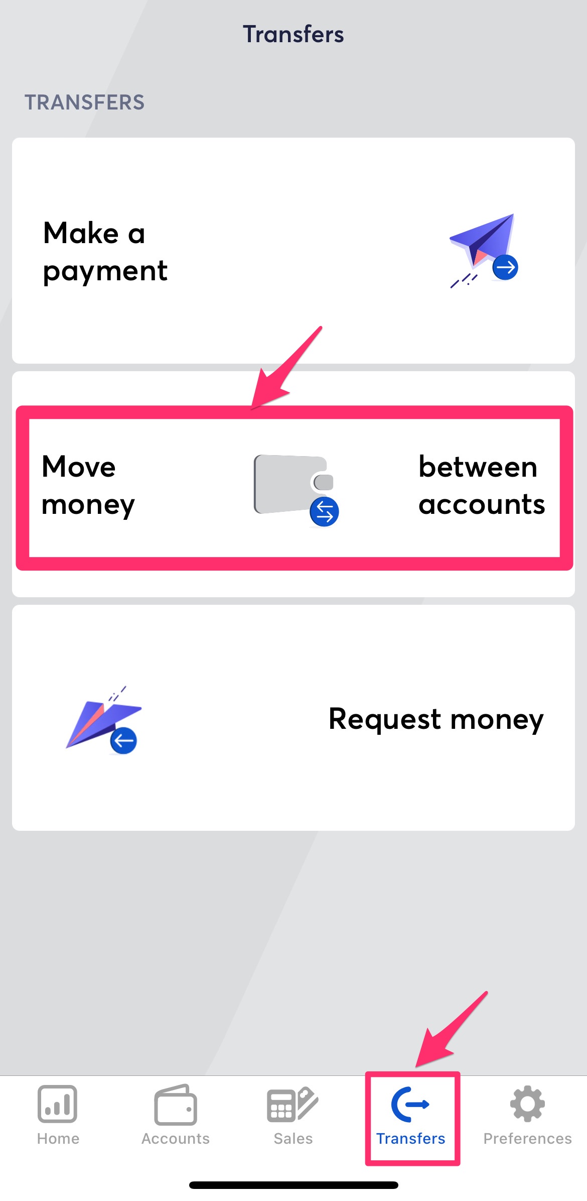 Banking app -  move-money-1