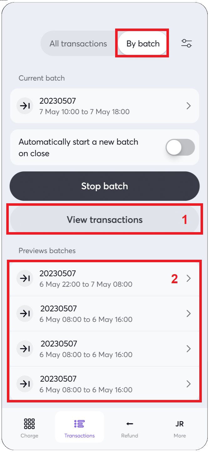 Transaction History - 04