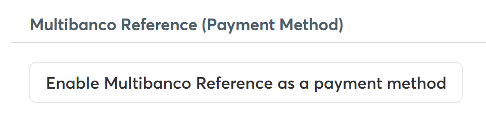 Enable REF MB as a payment method