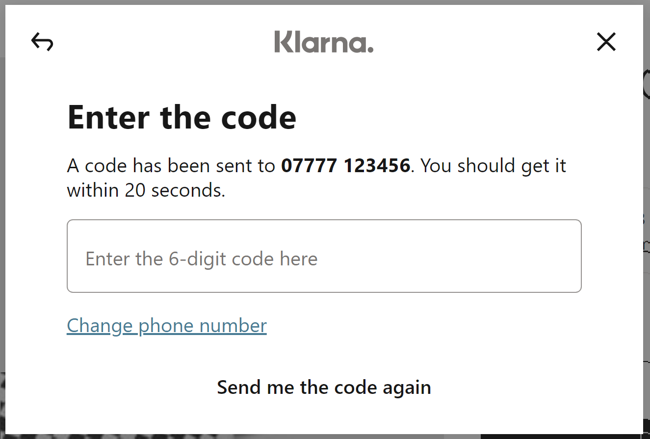 Klarna - User Journey - 4