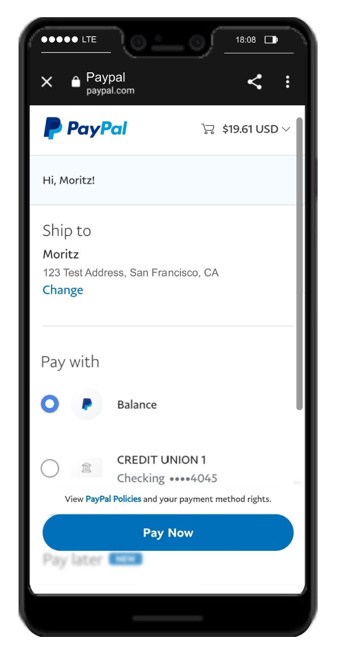 PayPal - User Journey - 3