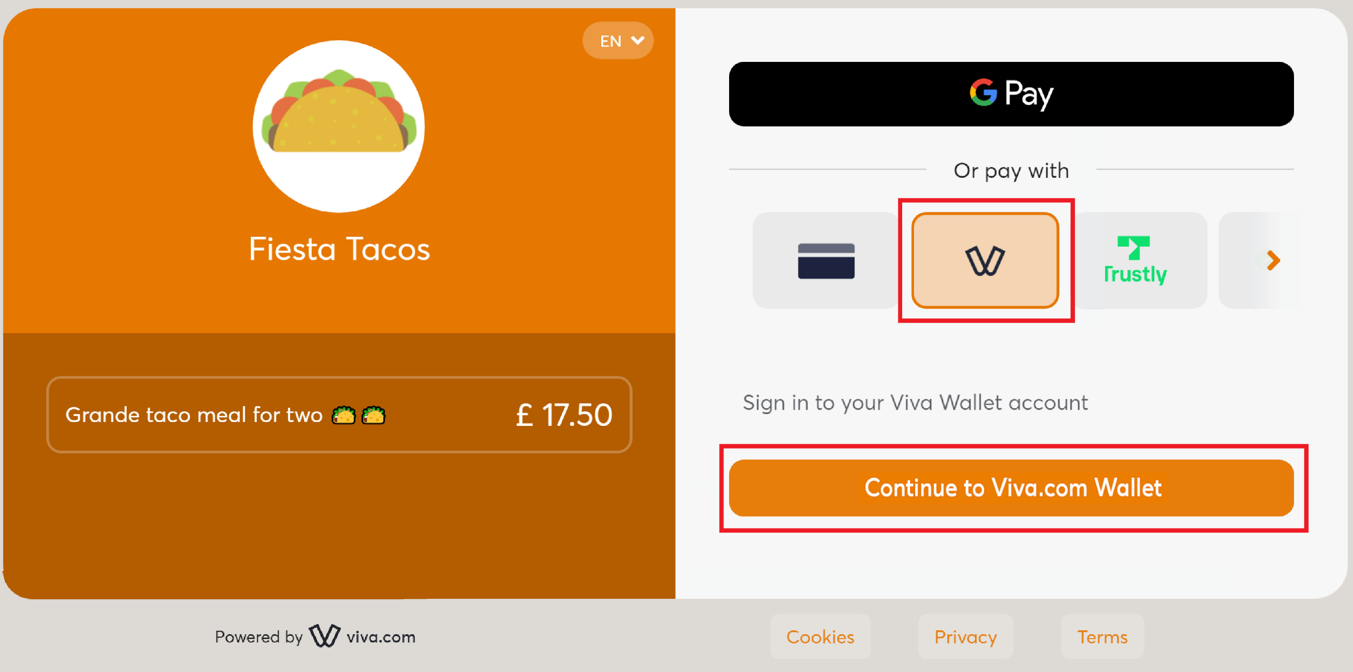 Viva.com Wallet - User Journey - 1