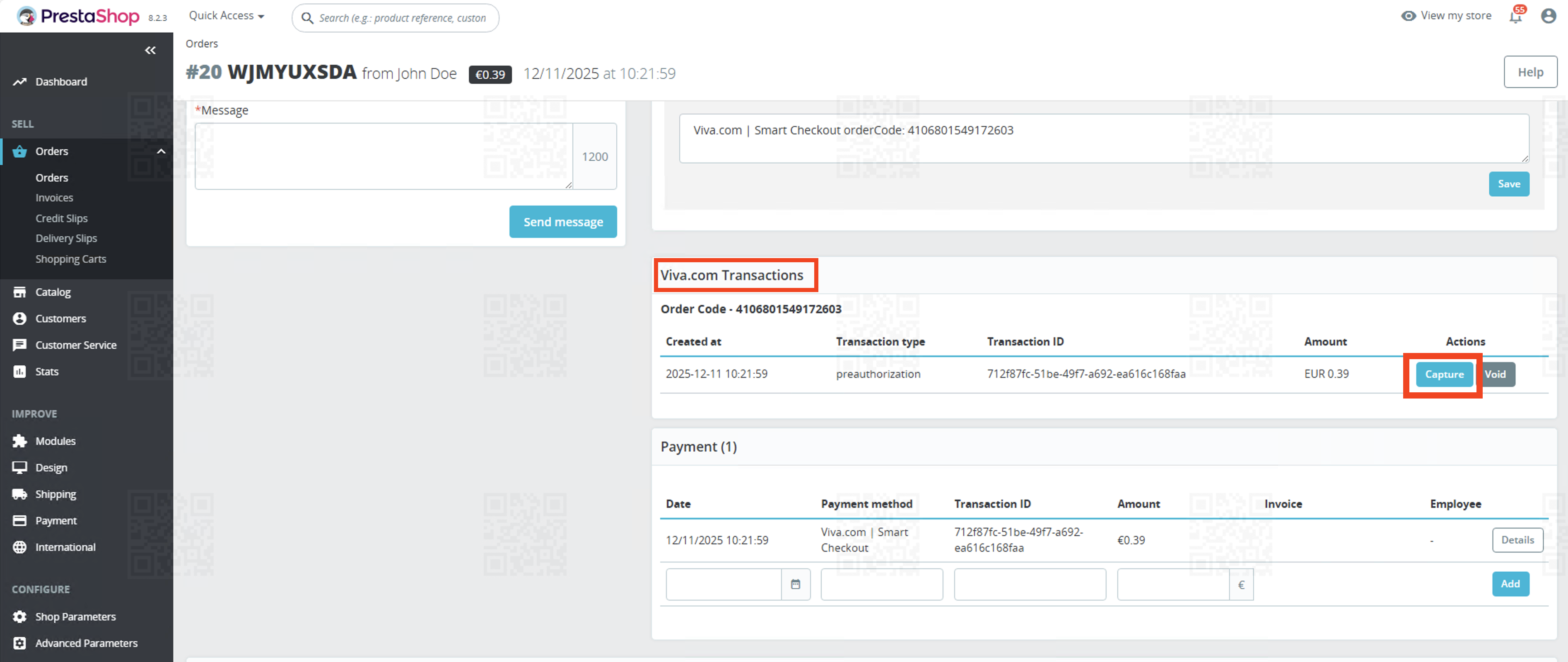 Preauthorized transcation2