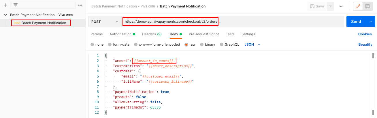 Postman Parameters