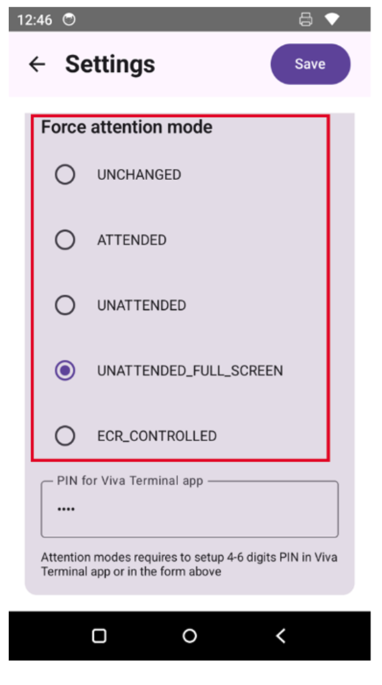 Set Autostart Mode for Viva SoftPOS